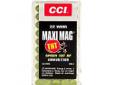 CCI TNT Maxi-Mag 22WMR 30Gr Jacketed Hollow Point 50 Rounds. CCI's lineup of varmint ammunition offers several loads in a variety of calibers that utilize unique bullet technologies to deliver devastating performance on varmints. P/N: CCI-63
Manufacturer: