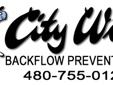 Welcome to City Wide Back Flow Prevention!
Customer service is our number one priority.
City Wide Backflow Prevention Company has a dedicated team of professionals licensed to provide testing, repairs, installation and service for backflow prevention