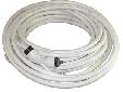 50' Combination Phone/TV Cable Set - WhiteMarine Shore Power ProductsDependable, secure connections between your onboard electrical system and the shore outlet are critical. Charles utilizes more than 35 years of in-house molding and metal stamping