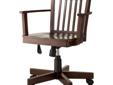 Cheap Avington Banker's Chair W/ Cushion-dark Tobacco For Sales !
Avington Banker's Chair W/ Cushion-dark Tobacco
Product Details :
Add a traditional touch to your home office with this beautiful banker s desk chair. Be comfortable while you work with a