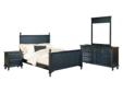 Cheap Black Sand Through Nantucket 4 Pc Bedroom Set For Sales !
Black Sand Through Nantucket 4 Pc Bedroom Set
Product Details :
Create the bedroom of your dreams with the Sand Through Nantucket set in beautiful black. This four-piece set includes a