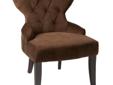 Cheap Curves Hourglass Chair - Chocolate For Sales !
Curves Hourglass Chair - Chocolate
Product Details :
Create the perfect room setting with this unique Hourglass chair. Its rich espresso finish and chocolate velvet upholstery make it a welcome addition