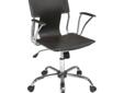 Cheap Dorado Office Chair - Espresso For Sales !
Dorado Office Chair - Espresso
Product Details :
With this office chair by Dorado, it's easy to sit back and enjoy your working hours. It swivels and offers adjustable seat tilt and height, so you can make