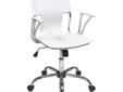 Cheap Dorado Office Chair - White For Sales !
Dorado Office Chair - White
Product Details :
You don't have to sacrifice comfort for style with this Dorado office chair. White faux leather covers the seat and back of this stylish and contemporary piece.