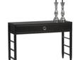 Cheap East End Avenue Console Table - Black For Sales !
East End Avenue Console Table - Black
Product Details :
Add storage and function to even the smallest of places with this black console table from East End Avenue. The wide surface provides a place