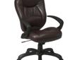 Cheap Executive High-back Chair - Chocolate For Sales !
Executive High-back Chair - Chocolate
Product Details :
This deluxe chocolate-brown, faux-leather, oversized chair looks great in any office setting. The contour seat and back have thick padding for
