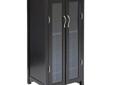 Cheap French Door Wine Cabinet For Sales !
French Door Wine Cabinet
Product Details :
Keep your fine wine and wine glasses safe and secure in this elegant wine cabinet. The glass French doors allow you to see inside without opening. The dark cherry finish