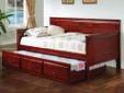 Cherry Day Bed with Trundle
Create a relaxed space with our daybed equally suited for resting and entertaining.
Framed is solid wood and finished in Cherry.
Retail $999 ........Now $481
Mattress not included
Shop All Day Beds Here
