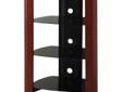 Cherry Multi-Level Component Stand - 35 Best Deals !
Cherry Multi-Level Component Stand - 35
Â Best Deals !
Product Details :
Features: Fixed Shelves, Open Shelves, Cable/Cord Management. Frame Material: Metal. Wood Finish: Light/Medium Cherry. Finish: