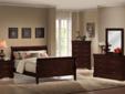 The Louis Phillipe Bedroom Suite
With Classic Sleigh Style Bed
Set includes, Queen Bed (Headboard, Footboard, and Siderails) nightstand, dresser and mirror.
Also available in Black For $598
CALL (817)416-9200 www.macsfurniture.com