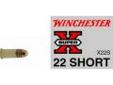 "
Winchester Ammo X22S 22 Short 22 Short, 29gr Super-X Lead Round Nose (Per 50)
Winchester Super-X Rimfire Cartridges are the most technologically advanced ammunition in history. By combining advanced development techniques and innovative production