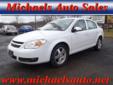 Michaels Auto Sales Inc
Click here to know more 888-366-8815
2005 Chevrolet Cobalt LS
Low mileage
Call For Price
Â 
Click here to know more 
888-366-8815 
OR
Click here to inquire about this vehicle
Interior:
Gray
Color:
White
Transmission:
Automatic
Vin: