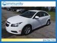 2014 Chevrolet Cruze $20,735
Community Chevrolet
16408 Conneaut Lake Rd.
Meadville, PA 16335
(814)724-7110
Retail Price: Call for price
OUR PRICE: $20,735
Stock: 4535
VIN: 1G1PC5SB0E7487998
Body Style: Sedan
Mileage: 1
Engine: 4 Cyl. 1.4L
Transmission: