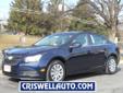 Criswell Chevrolet
503 Quince Orchard Rd., Â  Gaithersburg, MD, US -20878Â  -- 888-282-3461
2011 Chevrolet Cruze LT
BLOWOUT CLEARANCE SALE-CALL NOW-CLEARANCE SALE
Price: $ 17,963
GM Certified Pre-Owned Sold here!! Largest Selection in DC Metro.....call