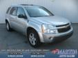 Tim Martin Bremen Ford
1203 West Plymouth, Bremen, Indiana 46506 -- 800-475-0194
2005 Chevrolet Equinox LT Pre-Owned
800-475-0194
Price: $11,995
Description:
Â 
Don't miss out on the opportunity to check out this Used 2005 Chevy Equinox that we had just