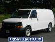 Criswell Chevrolet
503 Quince Orchard Rd., Â  Gaithersburg, MD, US -20878Â  -- 888-282-3461
2012 Chevrolet Express Cargo 1500
WE??RE MAKING DEALS!!! CALL NOW!!!
Price: $ 20,323
GM Certified Pre-Owned Sold here!! Largest Selection in DC Metro.....call