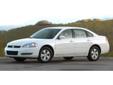 2007 Chevrolet Impala LT
White. Flex Fuel! Hey! Look right here! Imagine yourself behind the wheel of this attractive 2007 Chevrolet Impala. New Car Test Drive praised it as ...among the top-10 best-selling cars in the U.S... Substantially redesigned the