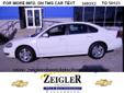 Zeigler Chevrolet Schaumburg
1230 E GOLF RD , SCHAUMBURG, Illinois 60173 -- 847-882-2200
2011 Chevrolet Impala LT Fleet Pre-Owned
847-882-2200
Price: $17,560
Ask us about our 2 year free maint on pre owned vehicles
Click Here to View All Photos (16)
Ask