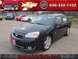 2006 Chevrolet Malibu SS $10,988
Kudick Chevrolet Buick
802a N.Union ST
Mauston, WI 53948
(608)847-6324
Retail Price: Call for price
OUR PRICE: $10,988
Stock: 14356A
VIN: 1G1ZW53176F168742
Body Style: 4 Dr Sedan
Mileage: 68,202
Engine: 6 Cyl. 3.9L