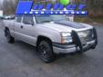 Luther Ford Lincoln
3629 Rt 119 S, Homer City, Pennsylvania 15748 -- 888-573-6967
2005 Chevrolet Silverado 1500 Base Pre-Owned
888-573-6967
Price: $8,500
Credit Dr. Will Get You Approved!
Click Here to View All Photos (10)
Credit Dr. Will Get You