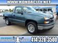 Schlossmann's Honda City
3450 S. 108th St., Milwaukee, Wisconsin 53227 -- 877-604-5612
2007 Chevrolet Silverado 1500 Classic Work Truck Pre-Owned
877-604-5612
Price: $10,912
Visit our Web Site
Click Here to View All Photos (24)
Visit our Web Site