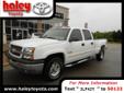 Haley Toyota
Hull Street & Route 288, Â  Midlothian, VA, US -23112Â  -- 888-516-1211
2004 Chevrolet Silverado 2500 LT
HALEY TOYOTA HAS IT FOR LESS-FREE CARFAX REPORT
Price: $ 15,992
FREE Vehicle History Report Call 888-516-1211 
888-516-1211
About Us:
Â 
Â 