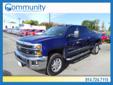 2015 Chevrolet Silverado 2500HD LTZ $60,460
Community Chevrolet
16408 Conneaut Lake Rd.
Meadville, PA 16335
(814)724-7110
Retail Price: Call for price
OUR PRICE: $60,460
Stock: 5107
VIN: 1GC1KWE89FF153921
Body Style: Crew Cab 4X4
Mileage: 100
Engine: 8