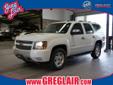 2008 Chevrolet Tahoe LT $17,540
Greg Lair Buick Gmc
Canyon E-Way @ Rockwell Rd.
Canyon, TX 79015
(806)324-0700
Retail Price: Call for price
OUR PRICE: $17,540
Stock: G74661
VIN: 1GNFK13038R276659
Body Style: SUV 4X4
Mileage: 131,673
Engine: 8 Cyl. 5.3L