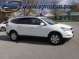 Symdon Chevrolet
369 Union Street, Evansville, Wisconsin 53536 -- 877-520-1783
2011 Chevrolet Traverse LT Pre-Owned
877-520-1783
Price: $32,723
Call for a free CarFax Report
Click Here to View All Photos (12)
Call for Financing
Â 
Contact Information:
Â 