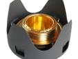 Chinook Trekker Alcohol Burner with Windshield Features:- Extremely lightweight and easy to use alcohol burner for the minimalist campers.- Made of high-quality copper and stainless steel- Includes hard anodized windshield stand- Adjust flame by just