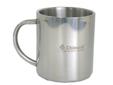 Double-wall MugThe Timberline Mug is a mountain classic with twin-wall thermal construction that will keep hot and cold liquids at the right temperature for hours. This mug is made of heavy duty stainless steel and will provide many years of service.15 oz