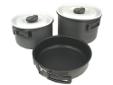 Pots and Pans, Non-Stick "" />
"Chinook Ridge Hard Anodized Cookset, Lg 41410"
Manufacturer: Chinook
Model: 41410
Condition: New
Availability: In Stock
Source: http://www.fedtacticaldirect.com/product.asp?itemid=46324