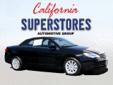 California Superstores Valencia Chrysler
Have a question about this vehicle?
Call our Internet Dept on 661-636-6935
Click Here to View All Photos (12)
2011 Chrysler 200 Touring New
Price: Call for Price
Condition: New
Year: 2011
Exterior Color: Black