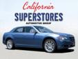 California Superstores Valencia Chrysler
Have a question about this vehicle?
Call our Internet Dept on 661-636-6935
Click Here to View All Photos (12)
2011 Chrysler 300 300C New
Price: Call for Price
Interior Color: ALL9
Engine: Gas V8 5.7L/345
Year: