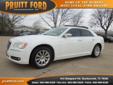 Make: Chrysler
Model: 300C
Color: White
Year: 2011
Mileage: 10587
Just let Pruitt do it! Hold on to your seats!! ! Chrysler has done it again!! ! They have built some outstanding vehicles and this outstanding Sedan is no exception... New In Stock!! ! All