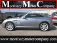 2004 Chrysler Crossfire $12,998
Morrissey Motor Company
2500 N Main ST.
Madison, NE 68748
(402)477-0777
Retail Price: Call for price
OUR PRICE: $12,998
Stock: N4958
VIN: 1C3AN69L64X009065
Body Style: 2 Dr Coupe
Mileage: 87,181
Engine: 6 Cyl. SOHC 3.2L