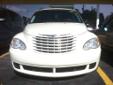 2007 Chrysler PT Cruiser White with Grey Cloth Interior
Power Windows and Locks, Cruise, Tilt, AM/FM Stereo CD, and Alloy Wheels
This PT Cruiser just came in!! It is in great shape and RUNS EXCELLENT!!
Priced to sell, this nice ride won't last long!!