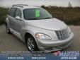 Tim Martin Plymouth Buick GMC
2303 N. Oak Road, Plymouth, Indiana 46563 -- 800-465-5714
2001 Chrysler PT Cruiser Limited Pre-Owned
800-465-5714
Price: $4,995
Description:
Â 
New to our Plymouth location is this used 2001 Chrysler PT Cruiser Limited