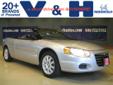 V & H Automotive
2414 North Central Ave., Marshfield, Wisconsin 54449 -- 877-509-2731
2005 Chrysler Sebring GTC Pre-Owned
877-509-2731
Price: $6,444
Call for a free CarFax report.
Click Here to View All Photos (20)
Call for a free CarFax report.