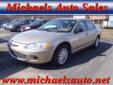 Michaels Auto Sales Inc 2239 E. Roy Furman Hwy, Â  Carmichaels, PA, US -15320Â 
--888-366-8815
Click here to inquire about this vehicle 888-366-8815
Michael's Auto Sales
Inquire about this vehicle
2002 Chrysler Sebring LX Â 
Low mileage
Call For Price
Scroll
