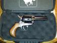 Used Cimarron (Pietta) 1873 Thunderball SA Revolver, Cal .45 Colt, 3.5" Barrel, Color Cased Frame, Bird's Head Grip, Gently Used. Includes original zippered case and original box.
Purchaser must comply with all local, state, and federal laws and be a