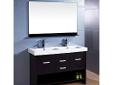TYCROMEDIA.COM
Bathroom Furniture > Double Sink Bathroom Vanity
Citrius Espresso Double Sink Bathroom Vanity with Faucets and Mirror
Great for bathroom with limited space, this mini double-sink vanity features designer faucets, storage drawers and a rich