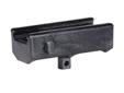 Classic Universal Equipment Mount Black - Equipment mount allows the operator to rapidly employ a bipod that has been previously attached. - Quick detach push button allows for easy and fast attachment and removal. - Mount on side of a Picatinny rail for