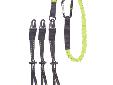 CLC 1025 INTERCHANGEABLE END TOOL LANYARD (41"-56")This premium quality tool lanyard comes with three interchangeable tool ends that have 10" webbing loops with dual channel locks and HK clips for quick tool changes, a heavy-duty carabiner end, and is
