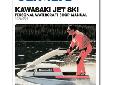 Kawasaki Jet Ski, 1976-1991Part #: W801608 pages CHAPTER ONE / GENERAL INFORMATIONCHAPTER TWO / TROUBLESHOOTINGCHAPTER THREE / LUBRICATION, MAINTENANCE AND TUNE-UPOperational checklist / Lubrication / Fuel selection / Break in procedure / Recommended fuel