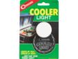 Lights up your cooler at night...just like your fridge light! The light is designed to turn on when the lid is raised and to turn off when the cooler lid is closed. The Cooler Light will shut off automatically after 20 seconds regardless if the lid is