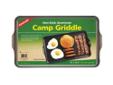 Coated heavy gauge aluminum griddle features a non-stick surface for easy clean up. Extends over two burners of most camp stoves providing adequate room for making a full course breakfast ? the outdoors way!Specifications:- Size 16-1/2? x 10? (41.9 x 25.4