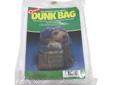 Polypropylene Dunk Bag -- 19" x 23". Will not rot or mildew or retain odors. Sewn in drawstring.
Manufacturer: Coghlans
Model: 8319
Condition: New
Availability: In Stock
Source: