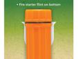 Plastic Match boxFeatures:- High-visibility orange plastic matchbox ensures it won?t get lost- Holds enough matches for a weekend trip - Features a rubber 0-ring for a watertight seal and an emergency fire starter flint on bottom
Manufacturer: Coghlans