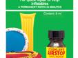 Airstop Features:- Creates a permanent seal in minutes- Can be used to repair any poly vinyl chloride material - Whether plain or PVC coated nylon or rayon - Can also be used to repair vinyl rainsuits, tarps, etc
Manufacturer: Coghlans
Model: 8880